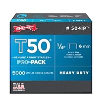Arrow Fastener 504IP Genuine T50 1/4-Inch Staples, 5,000-Pack