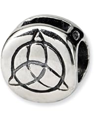Sterling Silver Celtic Trinity Charm Bead Fits Pandora Chamilia Biagi Bracelet