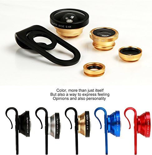 Megedream Universal Professional HD Mobile Phones Camera Lens 2 in 1 Macro Lens CPL Lens Camera Lens Kit Super Wide Angle Lens Digital SLR Pro Lens Kit for Android IOS Samsung iPhone Tablet