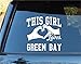 DABBLEDOWN Decals This Girl Loves Green Bay Decal Sticker Car Window Truck Laptop Tablet Wisconsin