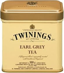 Twinings Earl Grey Tea, Loose Tea, 3.53-Ounce Tins (Pack of 6)
