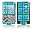 Dots Blue Design Protective Skin Decal Sticker for Blackberry Curve 8300/ 8310/ 8320 Cell Phones