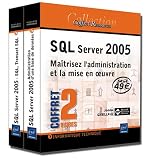 Revue Editions ENI  / SQL Server 2005 Pack 2 volumes : Administration d'une base de données avec SQL Server Management Studio ; SQL, Transact SQL