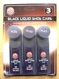 3 PACK OF 45ml BLACK LIQUID LEATHER SHOE PROTECTOR POLISH