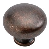 IMAGE OF 1 1/4 In. Park Towers Oil-Rubbed Bronze Highlighted Cabinet Knob