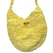 EXP Handcrafted Hemp Foldup Handbag, Beige