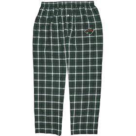 Buy College Concepts Minnesota Wild Tailgate Flannel Pants by Concept Sports