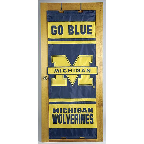 Michigan Wolverines NCAA Door Flag