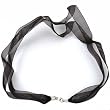 Organza Ribbon Necklace Black w Sterling Silver Clasp 17 Inch