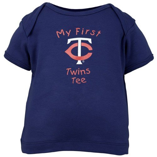 MLB Infant/Toddler Boys' Minnesota Twins My First Tee (Navy, 12 Months)