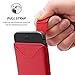 iPhone SE, 5s and 5 Case, Snugg Apple iPhone SE, 5s and 5 Red Leather Pouch Case [Card Slot] Apple iPhone SE, 5s and 5 Pouch Case Cover Executive Design