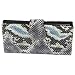 Journee Collection Womens Snake Print Clutch Wallet