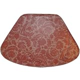 Burgundy Pomegranate Wipe Clean Wedge-Shaped Placemat for Round Tables