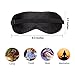 NMM Global 100% Mulberry Silk Sleep Mask Blackout, Cute Natural Sleeping Mask with Adjustable Elastic Strap, Satin Eye Cover for Men Women Adults (Red Eyelashes)