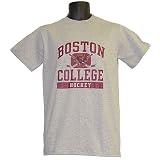 Boston College Eagles Hockey Champion Gray T-Shirt