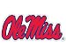 Mississippi Rebels Car Magnet Decal (12 -inch)