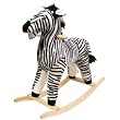 HAPPY TRAILST Zebra Plush Rocking Animal