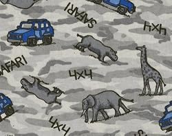 By the Yard Camo Safari Flannel Quilt Fabric