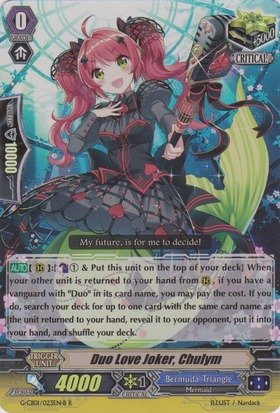 Cardfight!! Vanguard TCG - Duo Love Joker, Chulym (G-CB01/023EN-B) - G Clan Booster 1: Academy of Divas