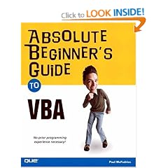 Absolute Beginner's Guide to VBA (Absolute Beginner's Guides)