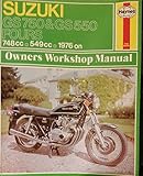 Suzuki GS750 and GS550 owners workshop manual