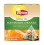 Lipton Green Tea, Mandarin Orange, Premium Pyramid Tea Bags, 20-Count Boxes (Pack of 6)