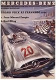 Mercedes Benz Sports Art Poster Print by H. Liskars, 28×39