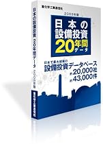 日本の設備投資20年間データ (2009年版)
