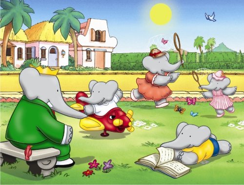 Nathan - 86294 - Puzzle enfant - Babar au parc - 30 Pièces