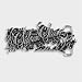 Silver Star SCRIPT Belt Buckle