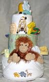 3 Tier Jungle Baby Diaper Cake