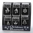 Club Pack of 36 Decorative Silver Hanging Christmas Ornaments