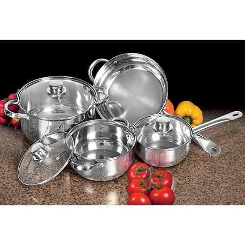 7 Piece Stainless Steel Cookware product image
