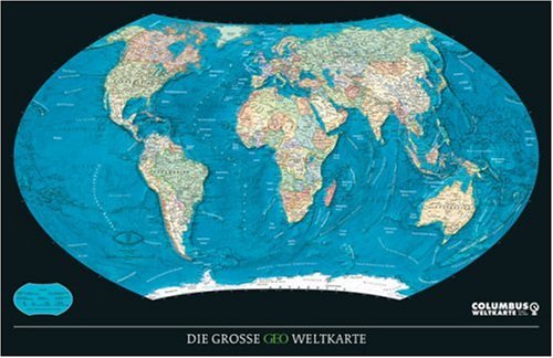 COLUMBUS GEO Weltkarte 1 : 35.430.000