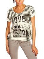 STRADA Camiseta Manga Corta Rose (Gris)