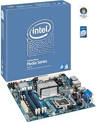 Intel DG33TL Media Series G33 uATX DDR2 800 Intel Graphics DVI+VGA 1333MHz FSB LGA775 Desktop Board - Retail