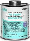 Oatey Company 30875TV PVC Flexible Clear Cement 4 Oz