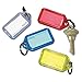 SecurIT 04993 Extra Color-Coded Key Tags for Key Tag Rack, 1 1/8 x 2 1/4, Assorted, 4/Pack