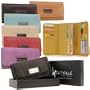 Porte-monnaie Gemma en cuir noir sign� Catwalk Collection