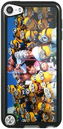 Despicable Me Minions Apple iPod Touch iTouch 5th Generation Hard Plastic Black or White cases (Black)