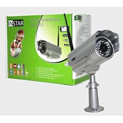 INSTAR IN-2905 (silber) IP Kamera Camera WLAN 54 MBit Wetterfest + Nachtsicht + 5DB Antenne / GANZ NEU! Mit fester Internetadresse!!! ACHTUNG JETZT NEU!!! Kaufen Sie ein Weitwinkelobjektiv (155� Grad) oder eine automatisch gesteuerte Heizung einfach mit dazu!!!! ZUBEH�R IST JETZT BEI AMAZON ZU FINDEN! MAC / Windows / Linux kompatibel