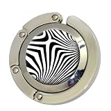 ZEBRA PATTERN PURSE HANGER BAG HOOK FOR TOWEL HAT SCARF BELT BY DESIGNSK