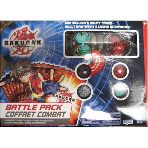 Bakugan Battle Brawlers Series 2 Battle Pack - 6 Pack Colors Red and Green On Sale