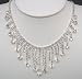 Crystal Necklace Set for Bridal Wedding Prom Pageant N1Y67