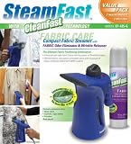 SteamFast 435-G Fabric Steamer with CleanFast Fabric Odor Eliminator Value Pack