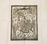 Horse, Chinese Stone Rubbing on Rice Paper - Vintage