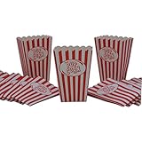 Fresh Popcorn Boxes, Food Safe, Set of 16