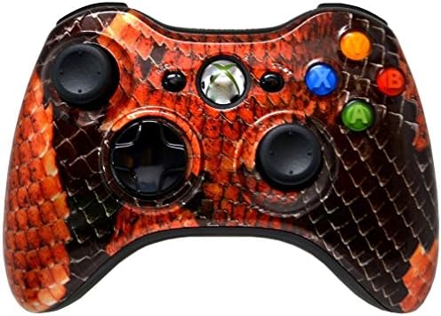 5,500+ Mode Modded Gaming Controller For Xbox 360 & PC In Custom BOA SNAKE SHELL!!! Hydro-Dipped Shell (New High Quality Finish) Will Not Chip, Scratch, or Fade -Sniper Quick Scope & Hold Your Breath,Jitter,Drop Shot,Jump Shot,Auto Aim And More.
