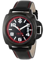IZOD Unisex IZS9/3 Black Red Sport Quartz 3 Hand Watch