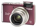 Canon PowerShot SX200 IS Digitalkamera (12 Megapixel, 12-fach opt. Zoom, 7,6 cm (3 Zoll) Display) Red